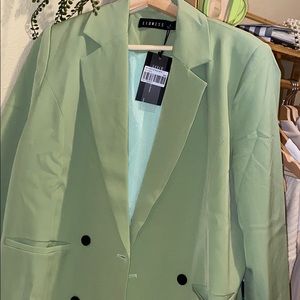 Green blazer